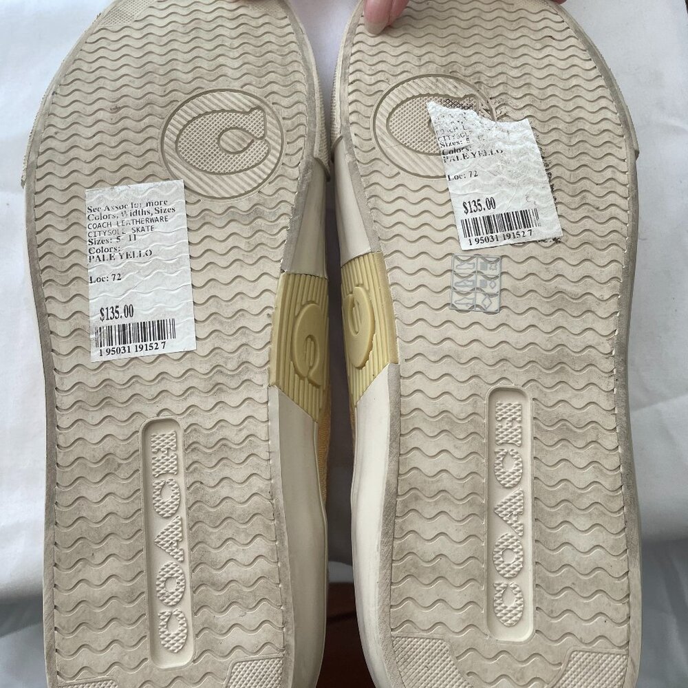 Coach Yellow Sneakers - Picture 4 of 5